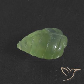 Prehnite verde pêra Natural 5.97ct, Chique, Translúcido