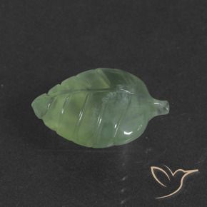 Prehnite verde quente Natural 5.62ct, Chique, Translúcido