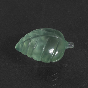 Prehnita verde natural 4,48ct, forma extravagante, translúcido