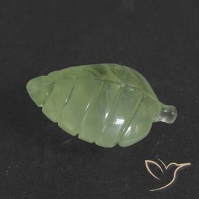 Prehnite Verde médio Natural 5.28ct, Chique, Translúcido