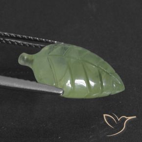 Prehnite Verde médio Natural 5.28ct, Chique, Translúcido