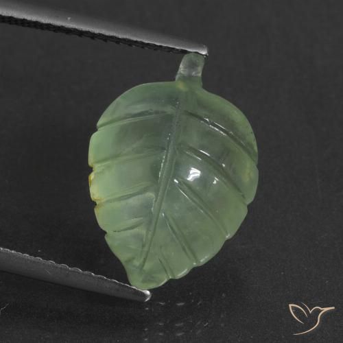 7.07ct Natural Verde muito claro Prehnite, Chique, Translúcido