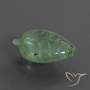Prehnite Verde Terroso Pálido Natural 4.94ct, Chique, Translúcido