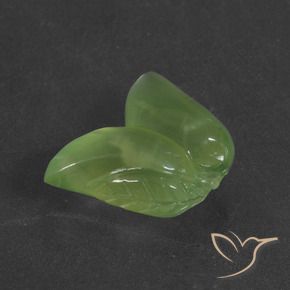 Prehnite verde quente Natural 14.66ct, Chique, Translúcido