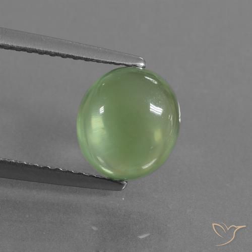 2.36ct Natural Amarelo verde Prehnite, oval, Transparente