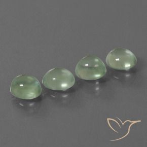 Pedras preciosas de Prehnite Amarelo Claro Verde natural de 5.96 ct, oval, Transparente