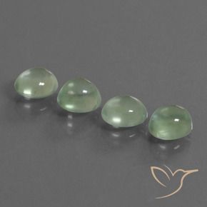 Pedras preciosas de Prehnite Amarelo Claro Verde natural de 5.96 ct, oval, Transparente