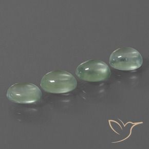 Pedras preciosas de Prehnite Amarelo Claro Verde natural de 5.00 ct, oval, Transparente