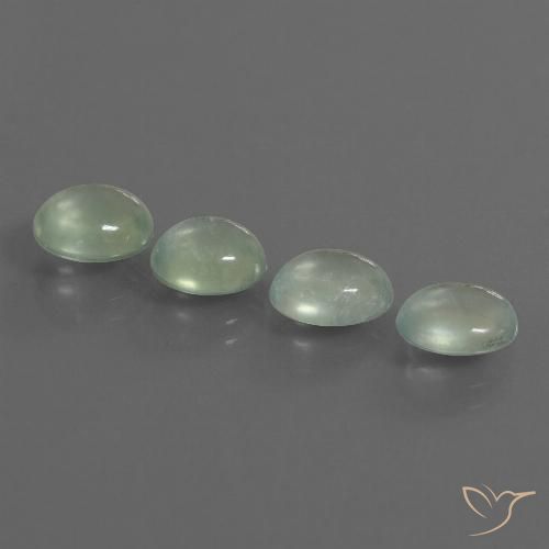 6.41ctw Natural Amarelo Claro Verde Prehnite, oval, Transparente