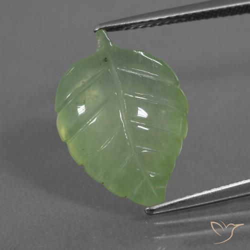 8.12ct Natural verde pêra Prehnite, Chique, Transparente