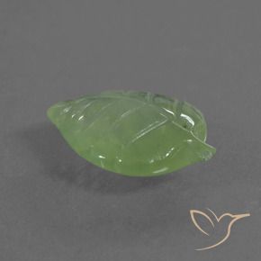 Prehnite verde pêra Natural 8.12ct, Chique, Transparente