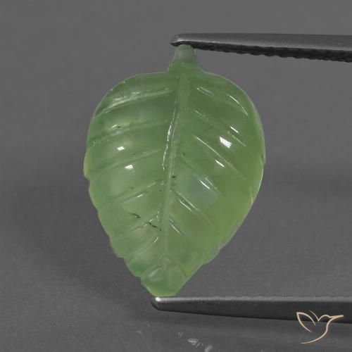 5.77ct Natural Verde médio Prehnite, Chique, Transparente