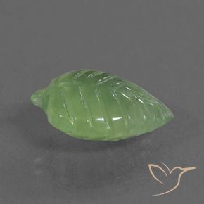 Prehnite Verde médio Natural 5.77ct, Chique, Transparente