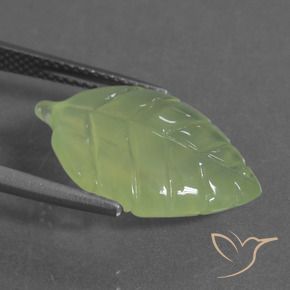 Prehnite Verde limão Natural 9.71ct, Chique, Transparente