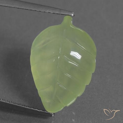 9.17ct Natural Verde limão Prehnite, Chique, Transparente