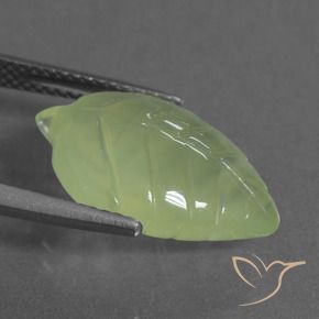 Prehnite Verde limão Natural 9.17ct, Chique, Transparente
