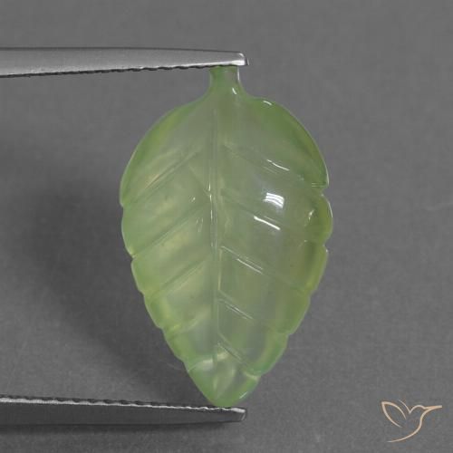 7.52ct Natural Verde amarelado Prehnite, Chique, Transparente