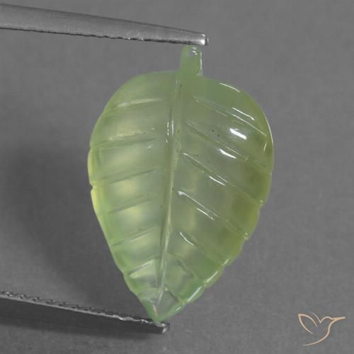 7.23ct Natural Verde médio Prehnite, Chique, Transparente