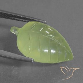 Prehnite Amarelo verde Natural 11.59ct, Chique, Transparente