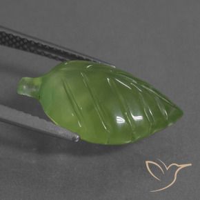 Prehnite Verde médio Natural 7.78ct, Chique, Transparente