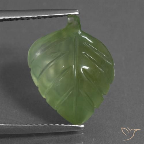 8.63ct Natural verde quente Prehnite, Chique, Transparente