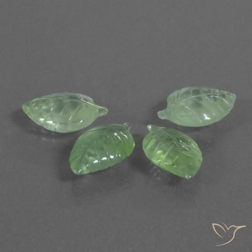 19.75ctw Natural verde pêra Prehnite, Chique, Transparente