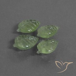 Pedras preciosas de Prehnite Verde médio natural de 23.51 ct, Chique, Transparente