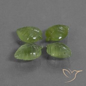 Pedras preciosas de Prehnite Verde médio natural de 26.02 ct, Chique, Transparente