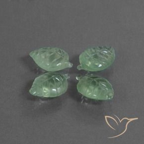 Pedras preciosas de Prehnite Verde Menta Claro natural de 20.20 ct, Chique, Transparente