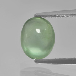 Prehnite Verde Natural 1.92ct, Corte Oval, Translúcido