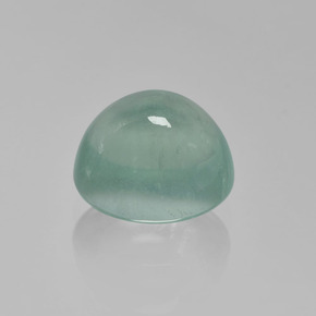 Prehnita verde natural 2,48ct, corte oval, translúcido
