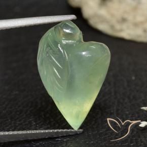 Prehnite Verde amarelado Natural 14.97ct, Chique, Transparente