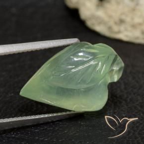 Prehnite Verde amarelado Natural 14.97ct, Chique, Transparente