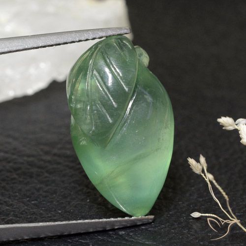 17.47ct Natural Luz verde Prehnite, Chique, Transparente