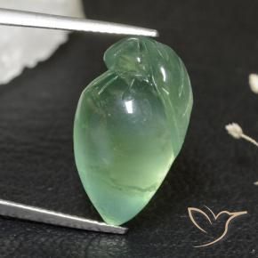 Prehnite Luz verde Natural 17.47ct, Chique, Transparente