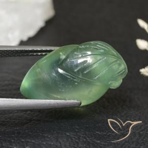 Prehnite Luz verde Natural 17.47ct, Chique, Transparente