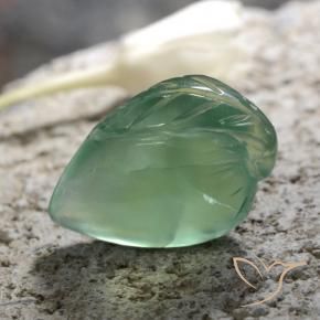 Prehnite Luz verde Natural 15.69ct, Chique, Translúcido
