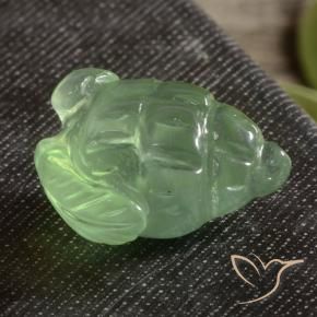 Prehnite Verde médio Natural 16.31ct, Chique, Translúcido