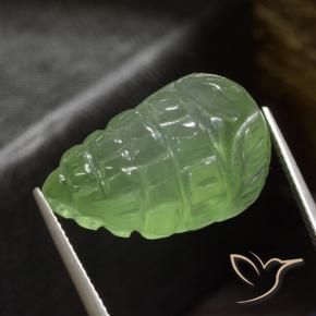 Prehnite Verde Médio-Claro Natural 22.56ct, Chique, Translúcido