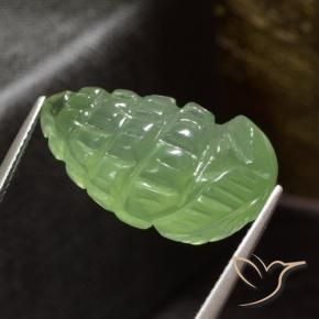 Prehnite Verde Médio-Claro Natural 22.56ct, Chique, Translúcido