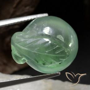 Prehnite Hortelã clara Natural 22.65ct, Chique, Translúcido