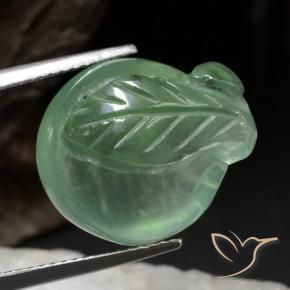 Prehnite Hortelã clara Natural 22.65ct, Chique, Translúcido