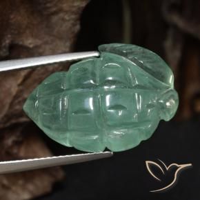 Prehnite Luz verde Natural 19.26ct, Chique, Translúcido