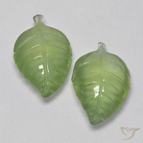 13.56ctw Natural Amarelo verde Prehnite, Chique, Transparente