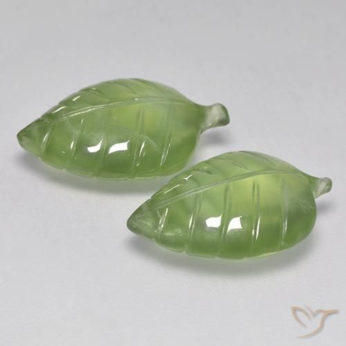 Pedras preciosas de Prehnite Amarelo verde natural de 13.56 ct, Chique, Transparente