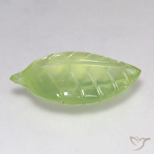 Prehnite Verde limão Natural 7.38ct, Chique, Transparente