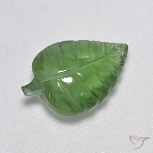 Prehnite Verde médio Natural 4.66ct, Chique, Transparente
