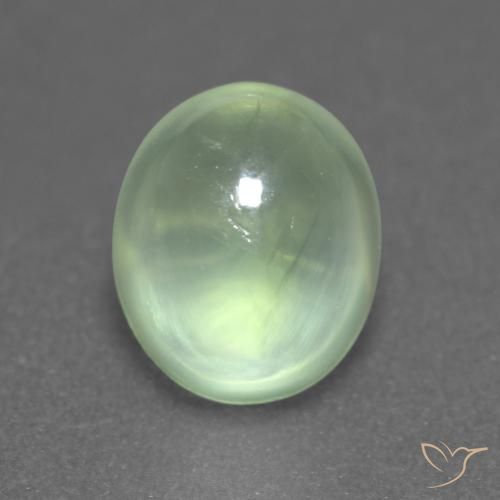 2.04ct Natural Amarelo Claro Verde Prehnite, oval, Transparente