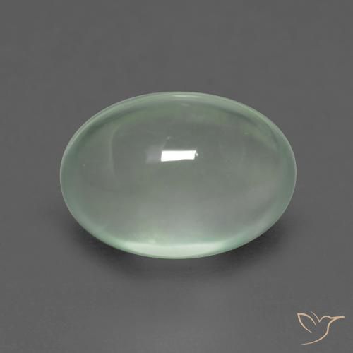 2.42ct Natural Verde Pêra Claro Prehnite, oval, Transparente