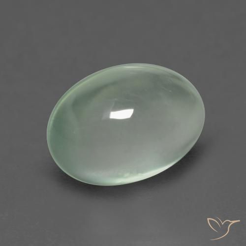 Prehnite Verde Pêra Claro Natural 2.42ct, oval, Transparente